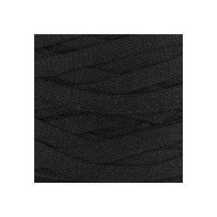 Hoooked Ribbon XL Trikågarn Unicolor 26 Svart