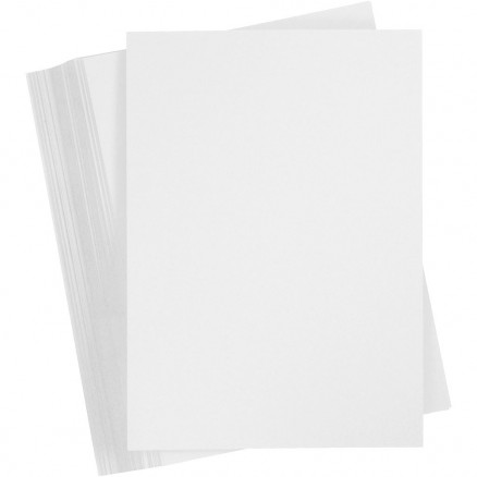 Kartong, A4 210x297 mm, 250 g, 100 ark, vit