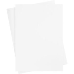 Kartong, ark 50x70 cm, 270 g, vit, 10 ark/1 frp.