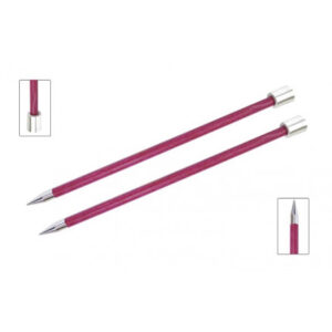 KnitPro Royalé Stickor / Jumperstickor Björk 25cm 9,00mm / 9.8in US13 Fuchsia Fan