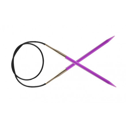 KnitPro Trendz Rundstickor Akryl 60cm 5,00mm / 23.6in US8 Violett