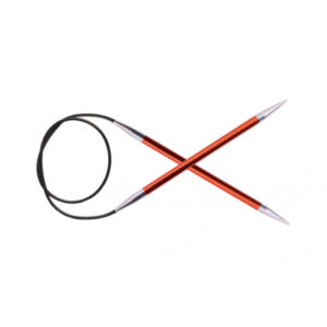 KnitPro Zing Aluminium Rundstickor 40cm 2,50mm / 15.7in US1Â½ Garnet