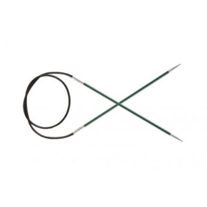 KnitPro Zing Aluminium Rundstickor 40cm 3,00mm / 15.7in US2Â½ Jade