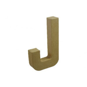 Pappbokstav J 20x11,5cm - 1 st