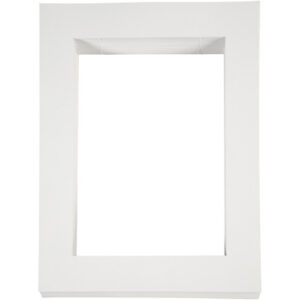 Passepartoutramar, A4, stl. 28,5x37 cm, 500 g, vit, 100 st./ 1 förp.