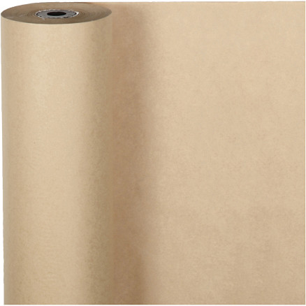 Presentpapper, B: 50 cm, 60 g, natur, 100m/ 1 rl.