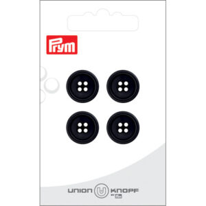 Prym Plastknapp Svart 15 mm - 4 st