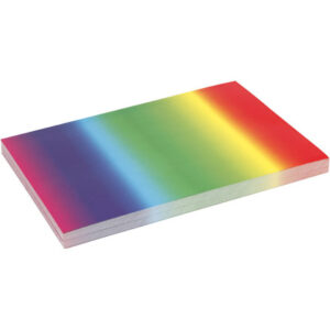 Regnbågskartong, A4, ark 210x297 mm, 180 g, 100 ark/1 frp.