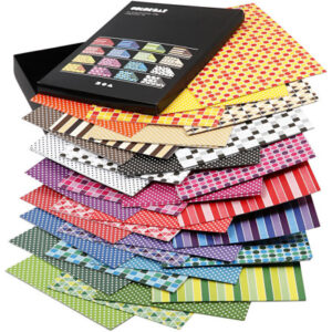 Rivkartong Color Bar, A4, ark 210x297 mm, 250 g, Ass. färger, 16x10 ark/1 frp.