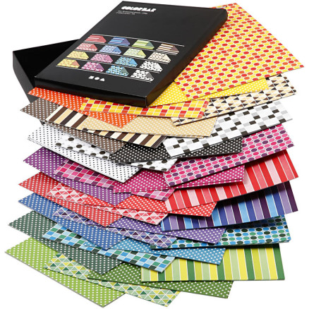 Rivkartong Color Bar, A4, ark 210x297 mm, 250 g, Ass. färger, 16x10 ark/1 frp.