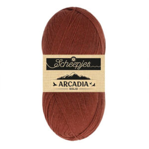 Scheepjes Arcadia Solid Garn 812 Mahogny