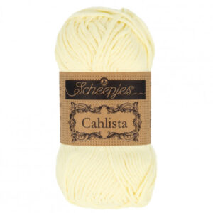 Scheepjes Cahlista Garn Unicolor 101 Candle Light