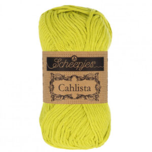 Scheepjes Cahlista Garn Unicolor 245 Green Yellow