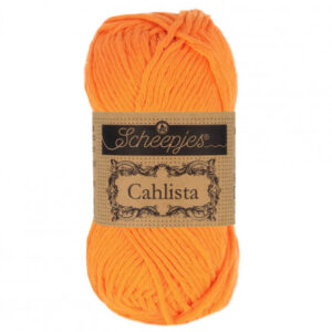 Scheepjes Cahlista Garn Unicolor 281 Tangerine