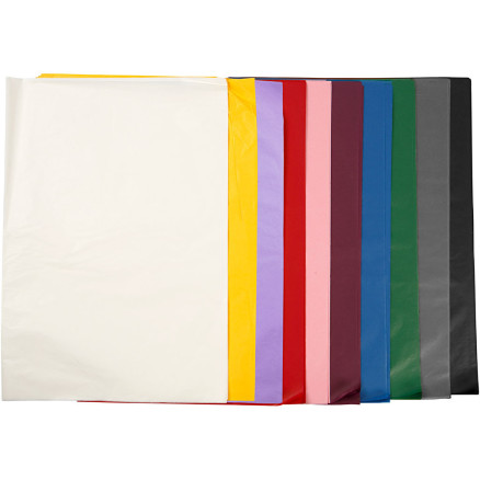 Silkespapper, ark 50x70 cm, 17 g, 10x25 ark/1 frp.