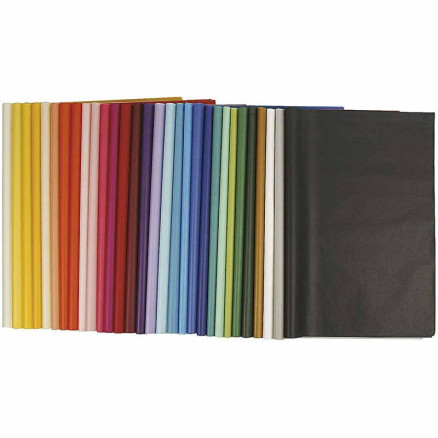 Silkespapper, ark 50x70 cm, 17 g, 300 ark/1 frp.