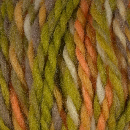 Viking Garn Snorre Balder Multi 819 Gul/Grön