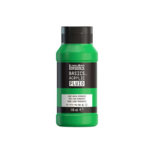 Basics fluid 118ml ljusgrön permanent rad 312