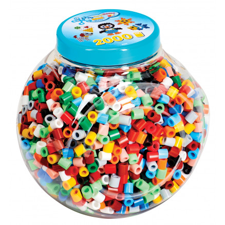 Hama Maxi Pärlor 8589 13 Ass. färger - 2.000 st.