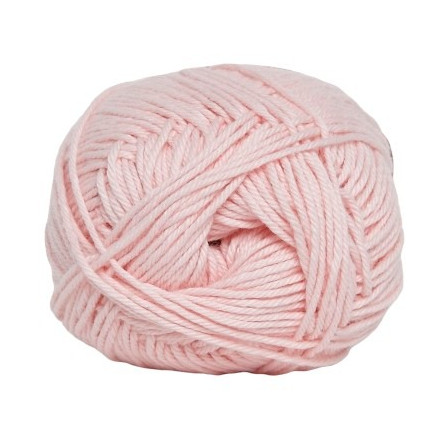 Hjertegarn Cotton nr. 8 Garn 404 Ljus Lax