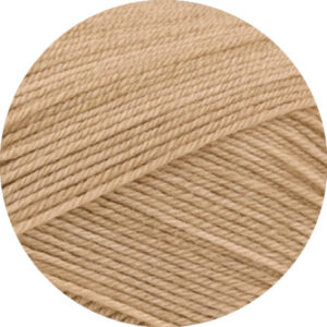 Lana Grossa Meilenweit 100 Merino Extrafine Plain Garn 2473 Sandgul