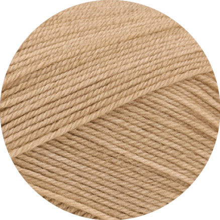 Lana Grossa Meilenweit 100 Merino Extrafine Plain Garn 2473 Sandgul