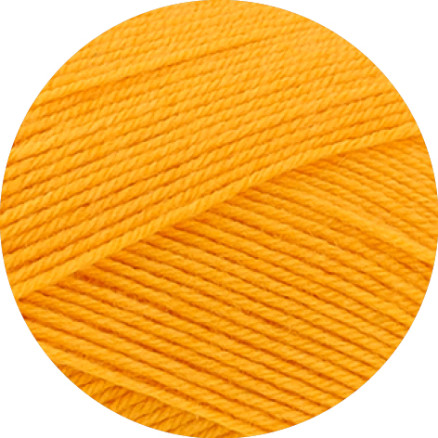 Lana Grossa Meilenweit 100 Merino Extrafine Uni Garn 2468 Ljus orange