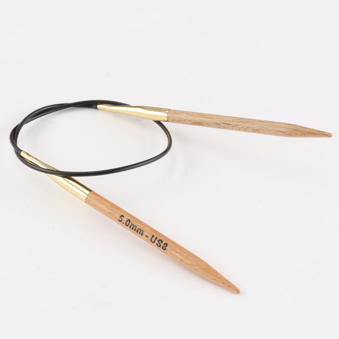 Basix Beech Rundstickor (40 cm) 8 mm, 25 g