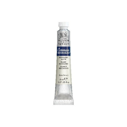 Cotman akvarellfärg 8ml Iridescent White Row 330