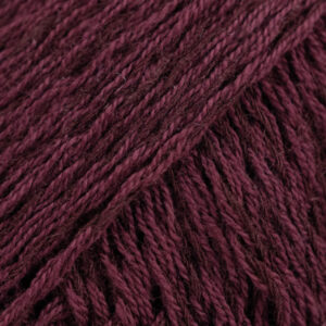 Drops Belle Garn Unicolor 40 Plommonvin