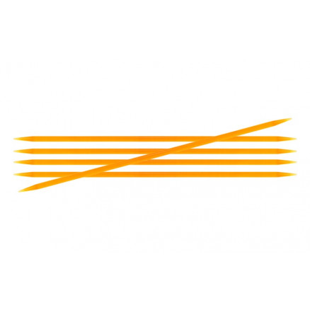 KnitPro Trendz Strumpstickor Akryl 15cm 4,00mm / 5.9in US6 Orange