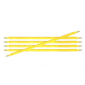 KnitPro Trendz Strumpstickor Akryl 20cm 6,00mm / 7.9in US10 Yellow