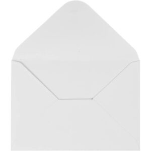 Kuvert, storlek 11,5x16 cm, 110 g, vitt, 10 st./1 frp.