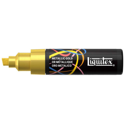 LQX Marker 8mm metalliskt guld