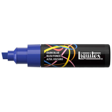 LQX Marker 8mm mörkblå