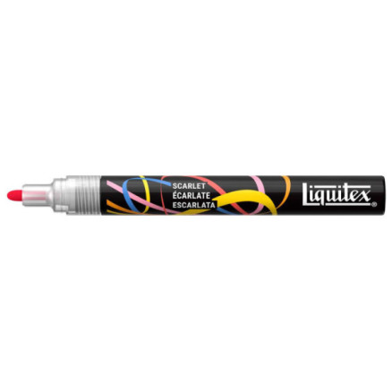 LQX-markör 2 mm scharlakansröd