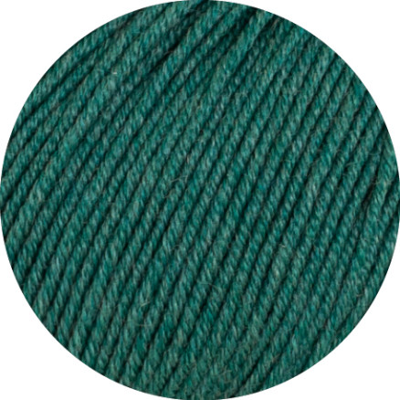 Lana Grossa Garn Cool Wool Melange 1505 Mörkgrön
