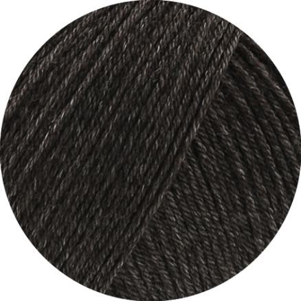 Lana Grossa Meilenweit 100 Woolycell Garn 15 Svart