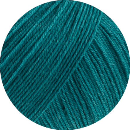 Lana Grossa Meilenweit 100 Woolycell Garn 18 Petrol Blue