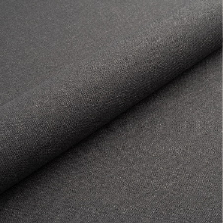 Möbeltyg, Canvas slät 142cm 2543 Kolgrå - 50cm
