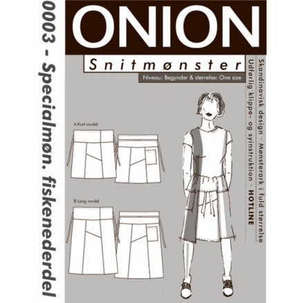 ONION Snittmönster 0003 Fiskarkjol One Size