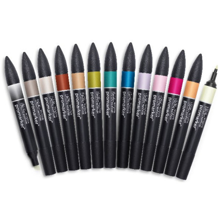 Promarker set, manga romance 12st