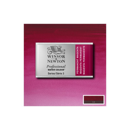 Akvarellfärg proff pan Perm Magenta 489