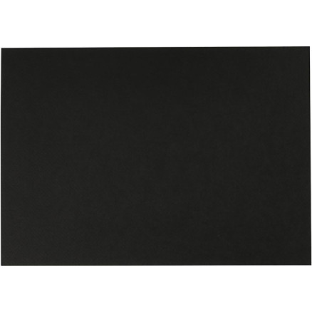 Akvarellpapper, A4, ark 210 x 297 mm, 230 g, svart, 10 ark/frp.