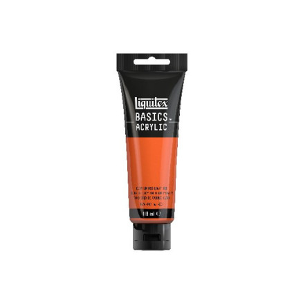 Basics 118 ml kadmiumröd ljusfärg 510