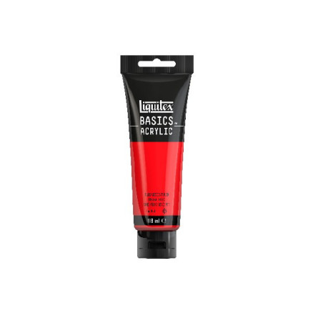 Basics 118ml Fluorescerande röd 983