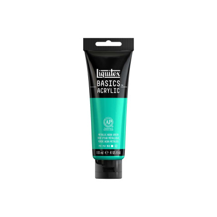 Basics 118ml metallic aquagrön