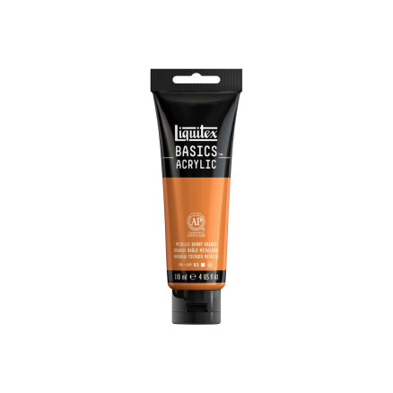 Basics 118ml metallic bränd orange