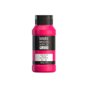 Basics fluid 118ml fluorescerande rosa rad 987