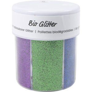 Bio-glimmer, Ass. färger, 6 x 28 ml/1 förpackning.